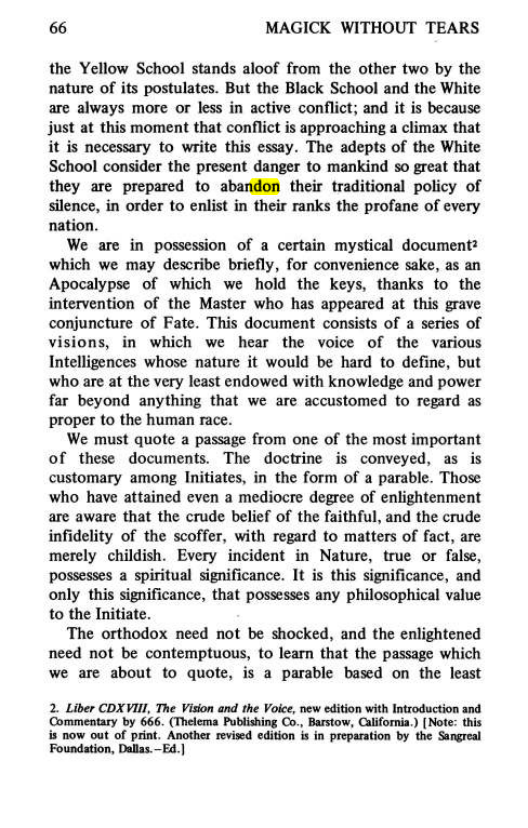 Original scan of Magick Without Tears, PDF page 99