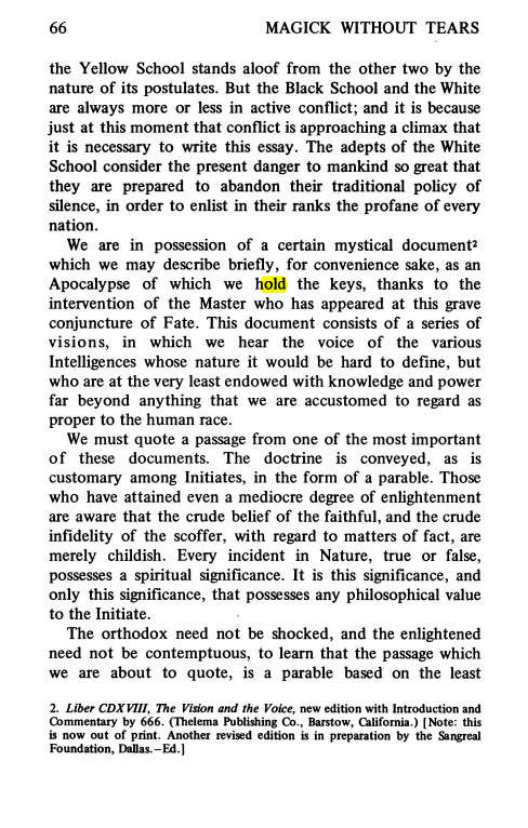 Original scan of Magick Without Tears, PDF page 99