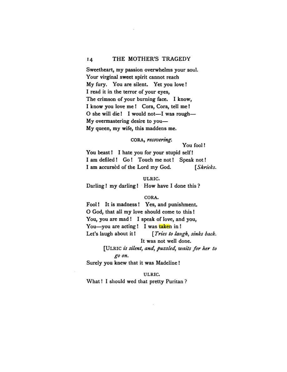 Original scan of The Mother’s Tragedy, PDF page 28