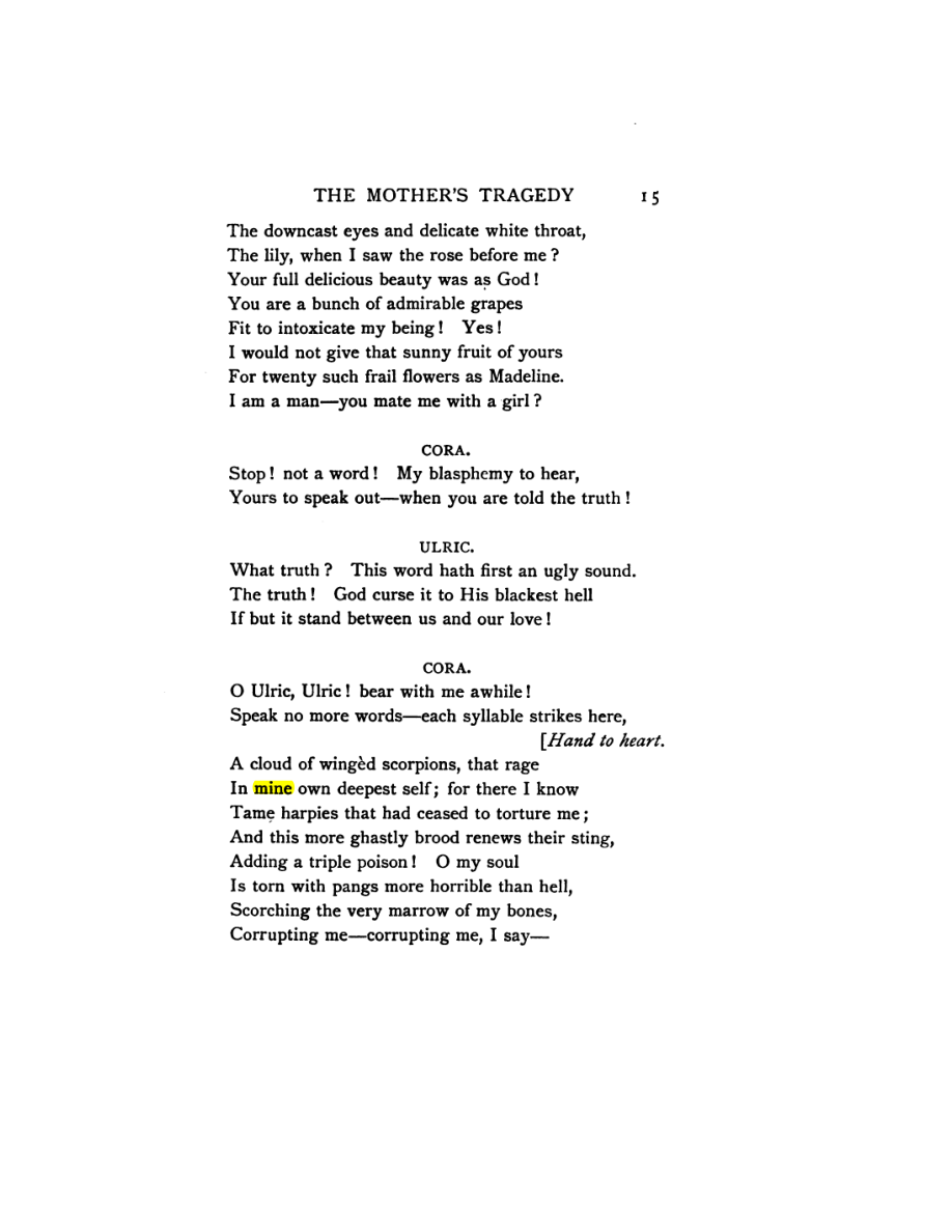 Original scan of The Mother’s Tragedy, PDF page 29