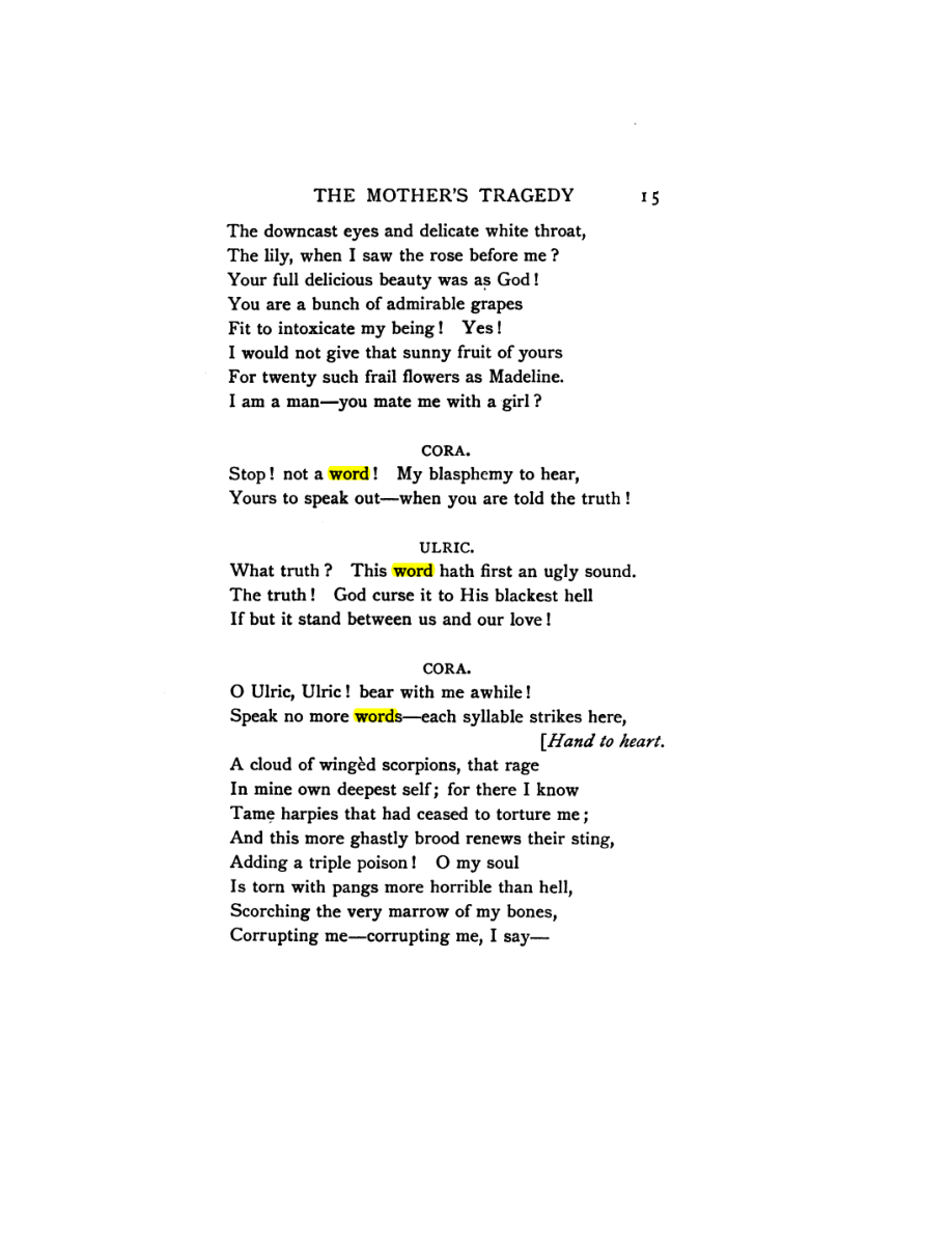 Original scan of The Mother’s Tragedy, PDF page 29