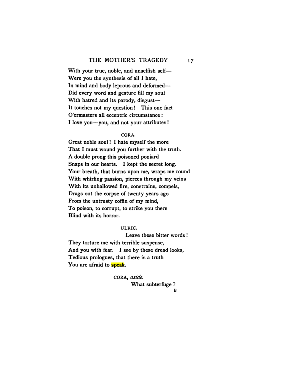 Original scan of The Mother’s Tragedy, PDF page 31