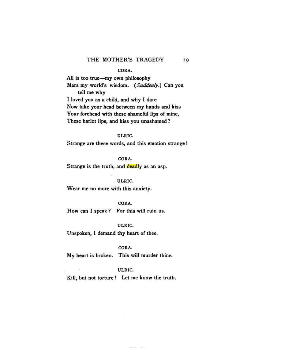 Original scan of The Mother’s Tragedy, PDF page 33