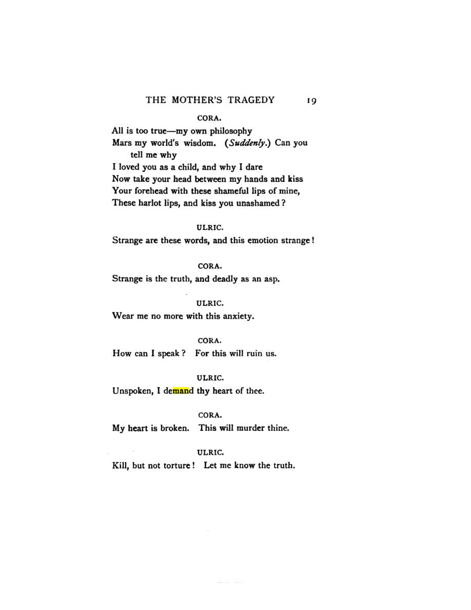 Original scan of The Mother’s Tragedy, PDF page 33
