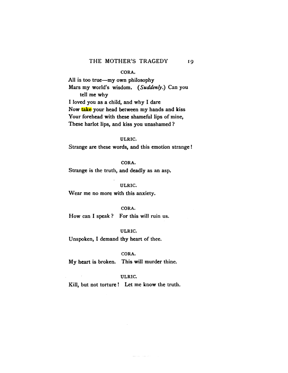 Original scan of The Mother’s Tragedy, PDF page 33
