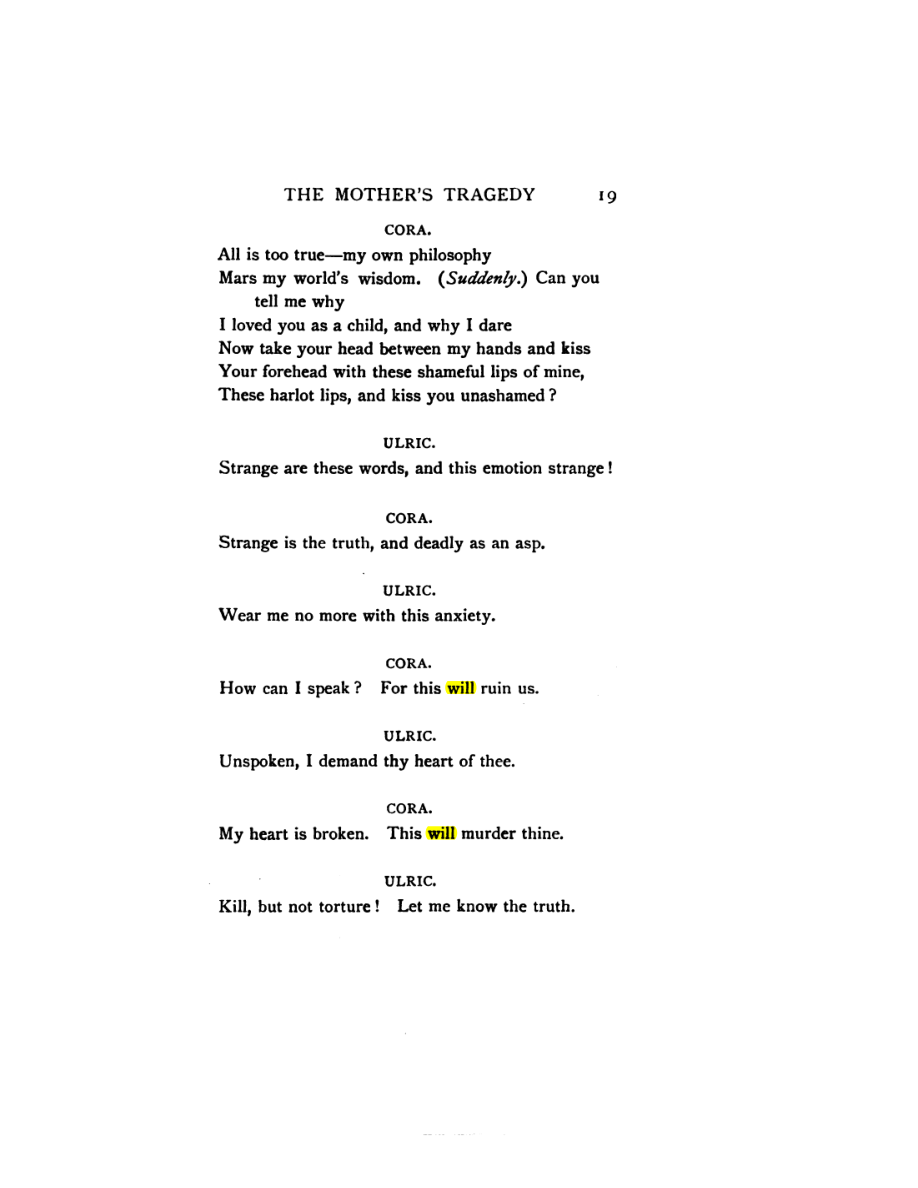 Original scan of The Mother’s Tragedy, PDF page 33