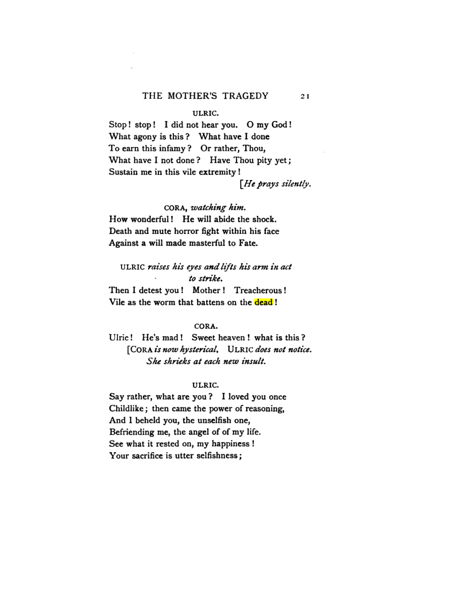 Original scan of The Mother’s Tragedy, PDF page 35