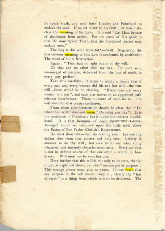 Original scan of The Message of the Master Therion, PDF page 2