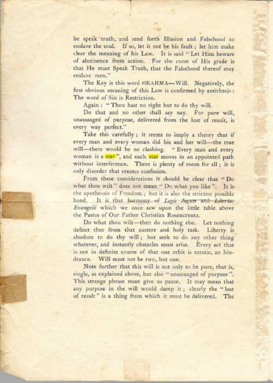Original scan of The Message of the Master Therion, PDF page 2
