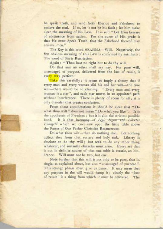 Original scan of The Message of the Master Therion, PDF page 2
