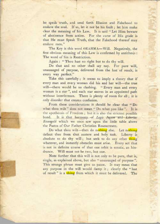 Original scan of The Message of the Master Therion, PDF page 2