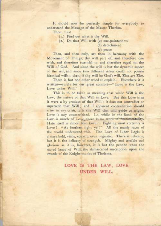 Original scan of The Message of the Master Therion, PDF page 4