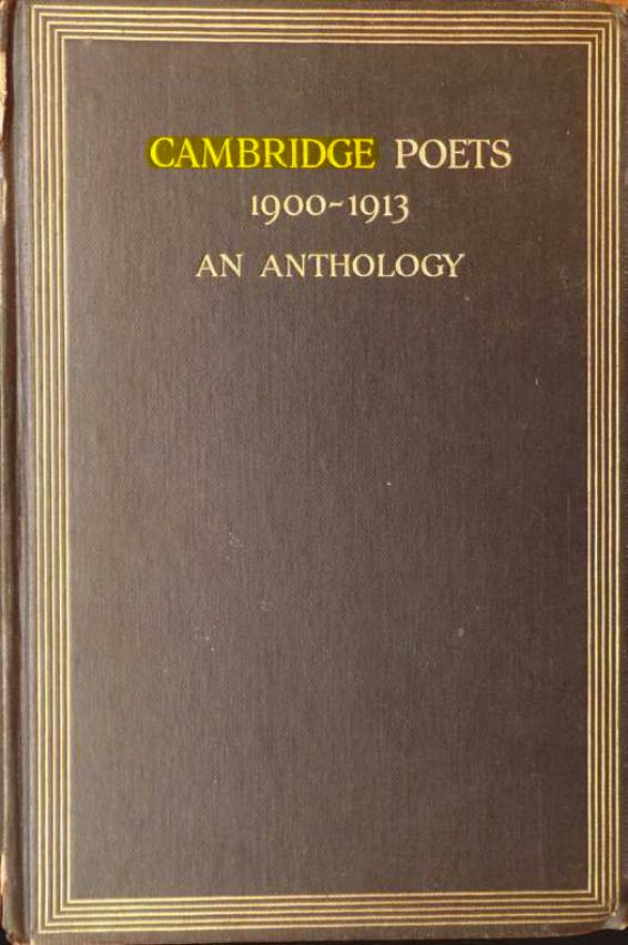 Original scan of Cambridge Poets 1900–1913, PDF page 1