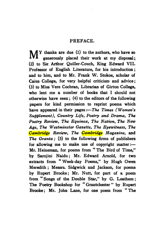 Original scan of Cambridge Poets 1900–1913, PDF page 6